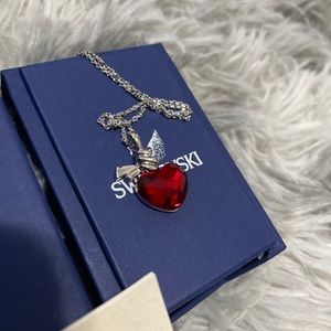 Swarovski Ties of Love Crystal Heart Necklace